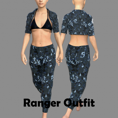 Ranger Outfit for Genesis 8 Female