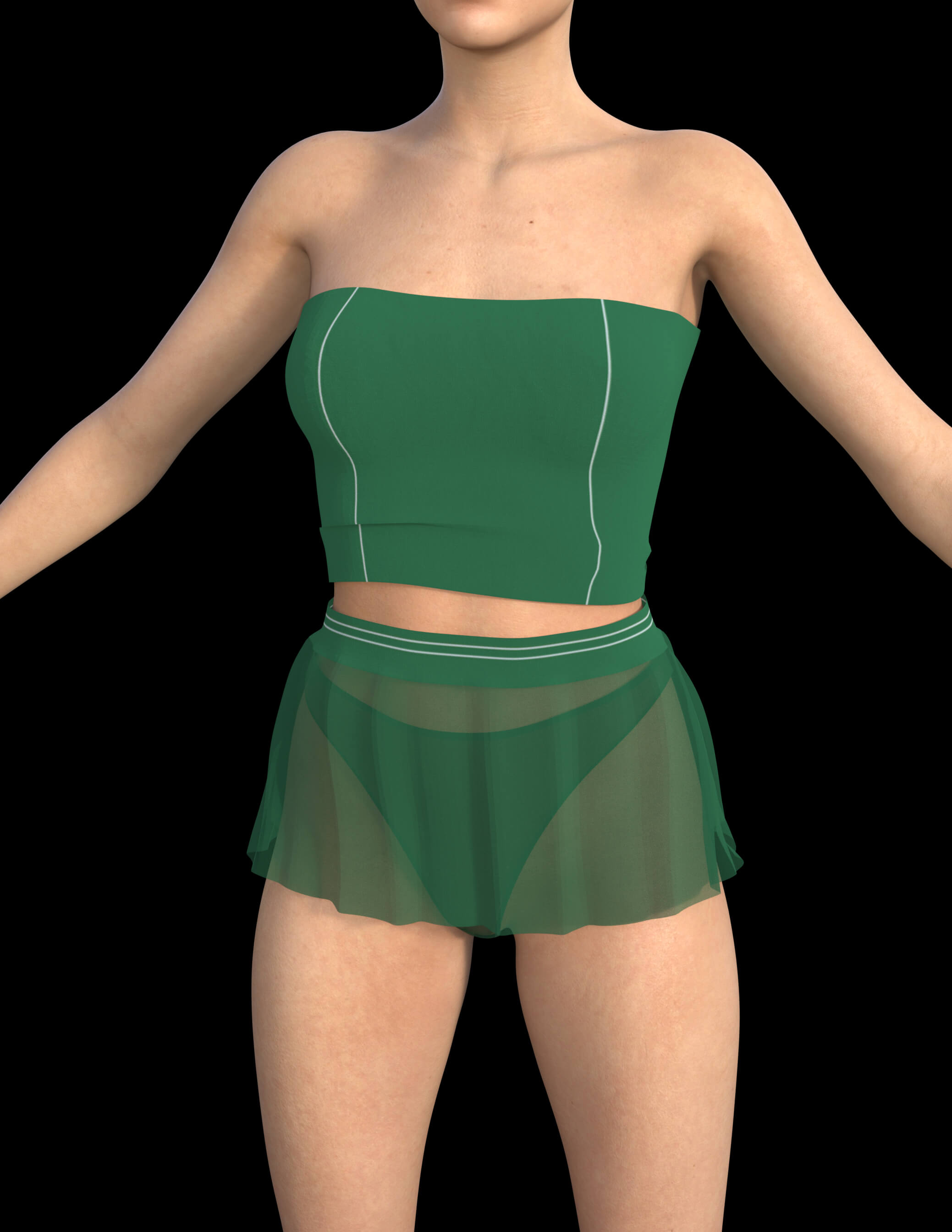 Short Retro Dress for Genesis 8 Female Daz Content