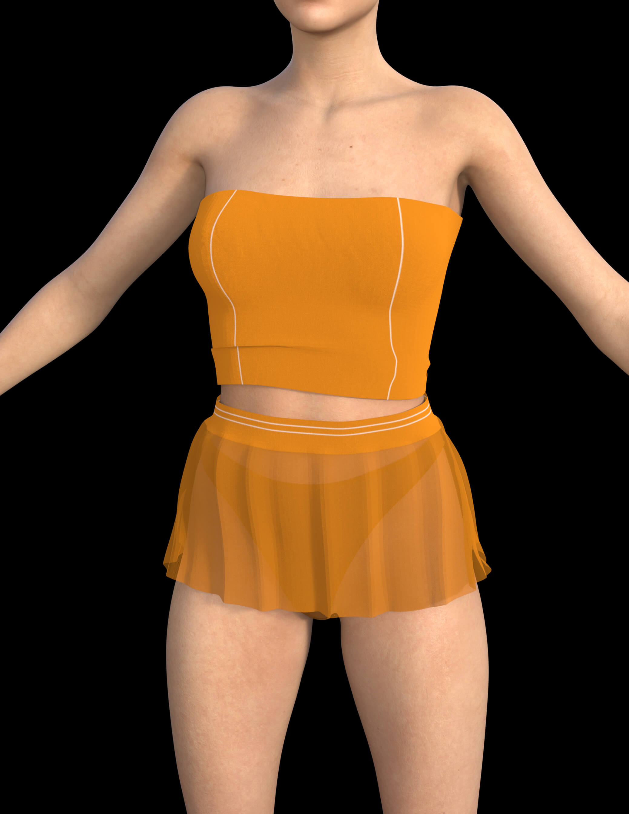 Short Retro Dress for Genesis 8 Female Daz Content