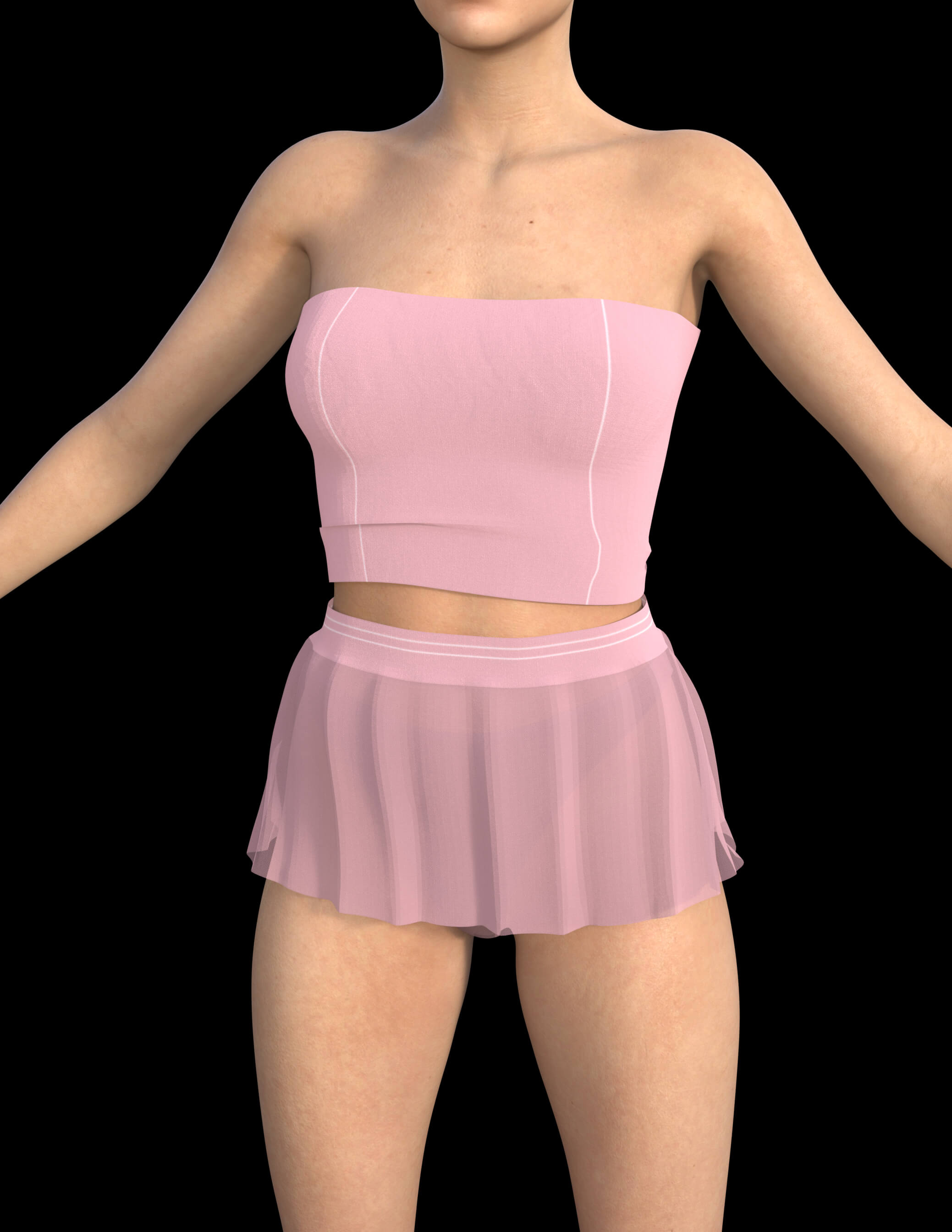 Short Retro Dress for Genesis 8 Female Daz Content