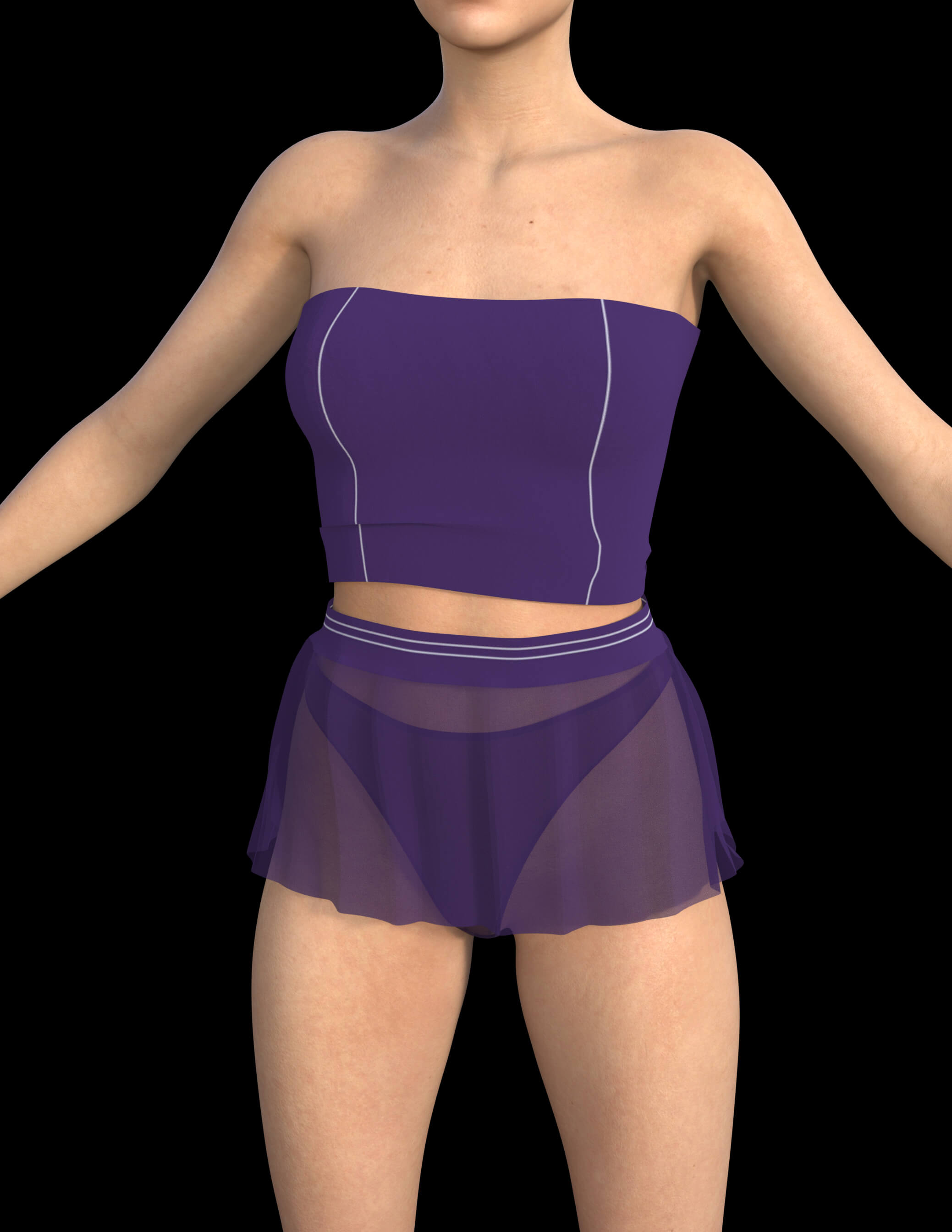 Short Retro Dress for Genesis 8 Female Daz Content