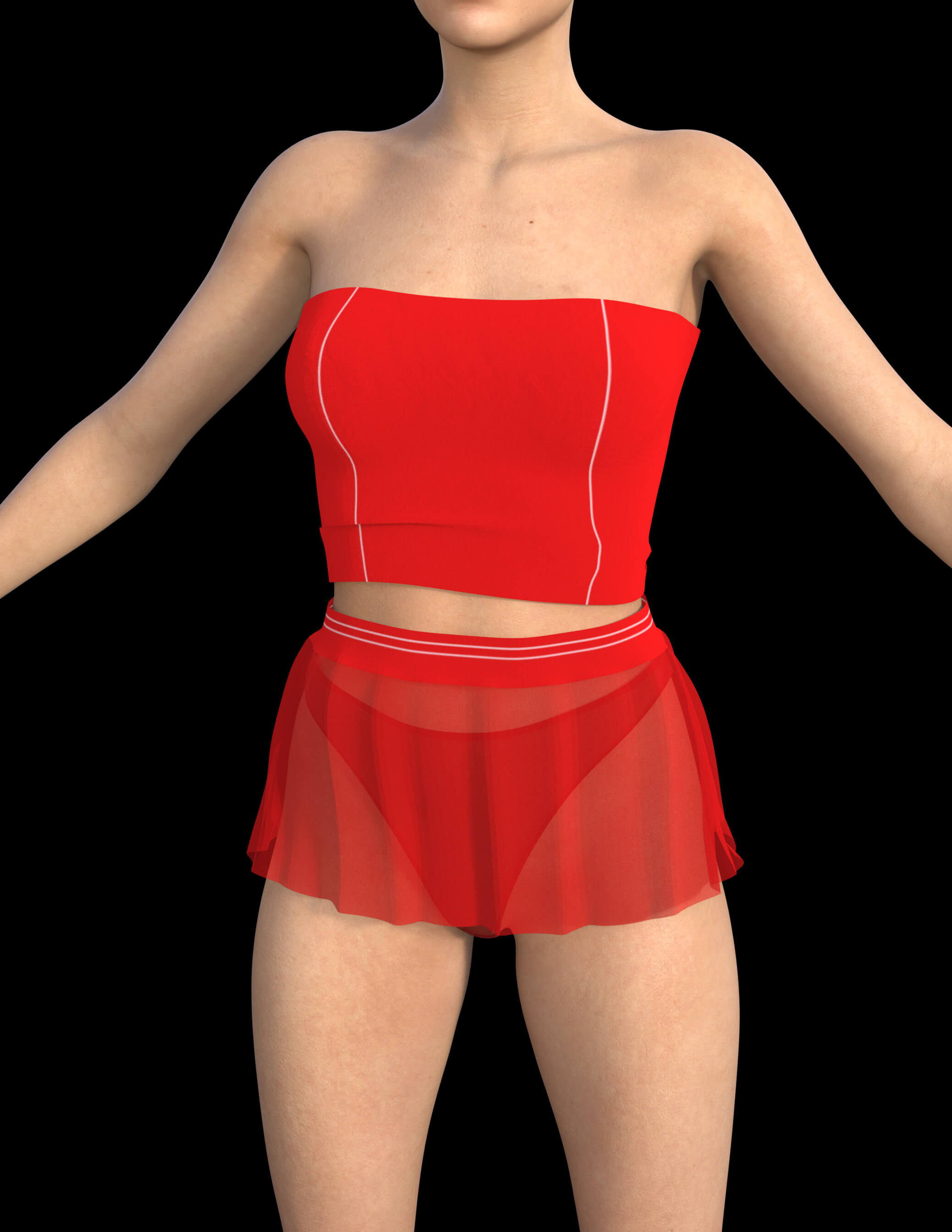 Short Retro Dress for Genesis 8 Female Daz Content