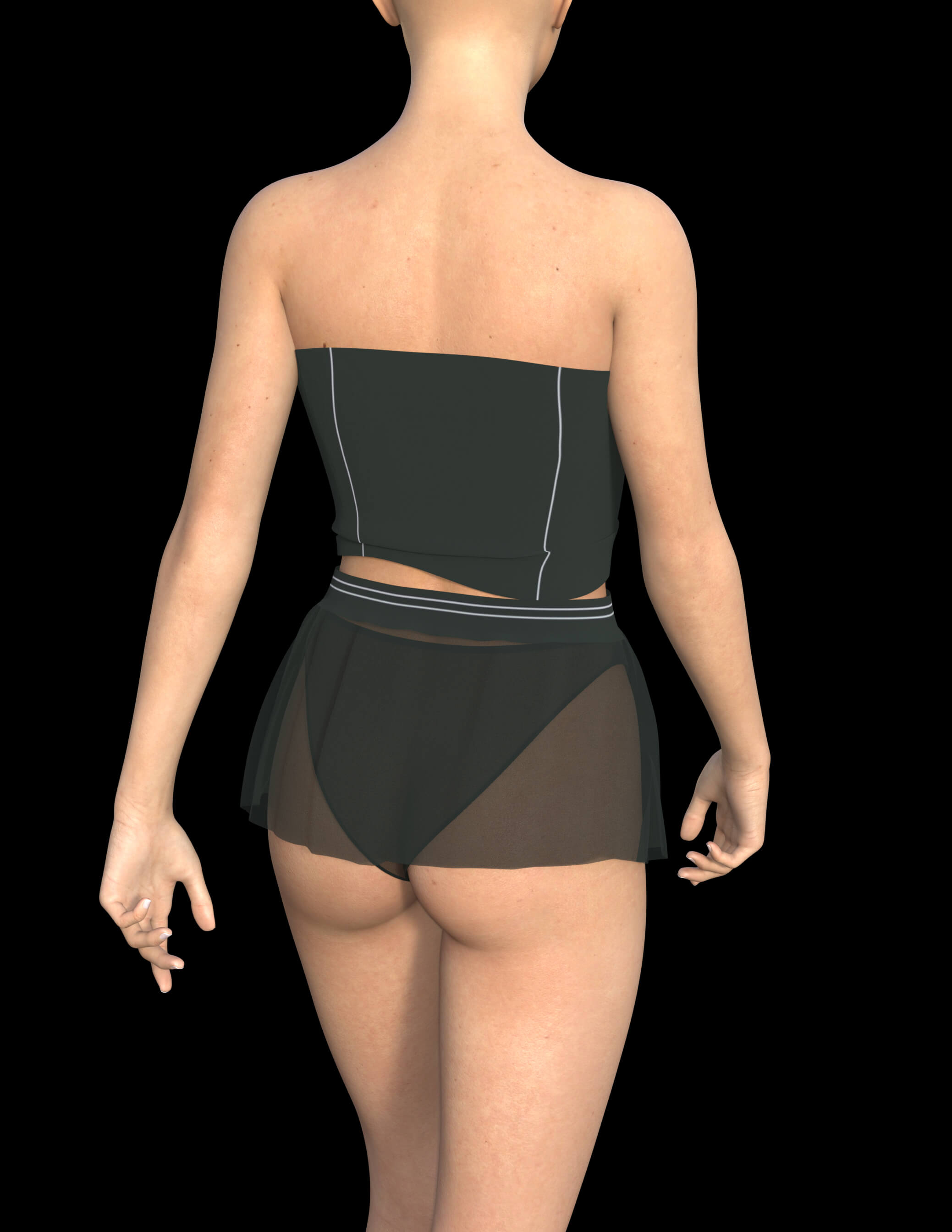 Short Retro Dress for Genesis 8 Female Daz Content