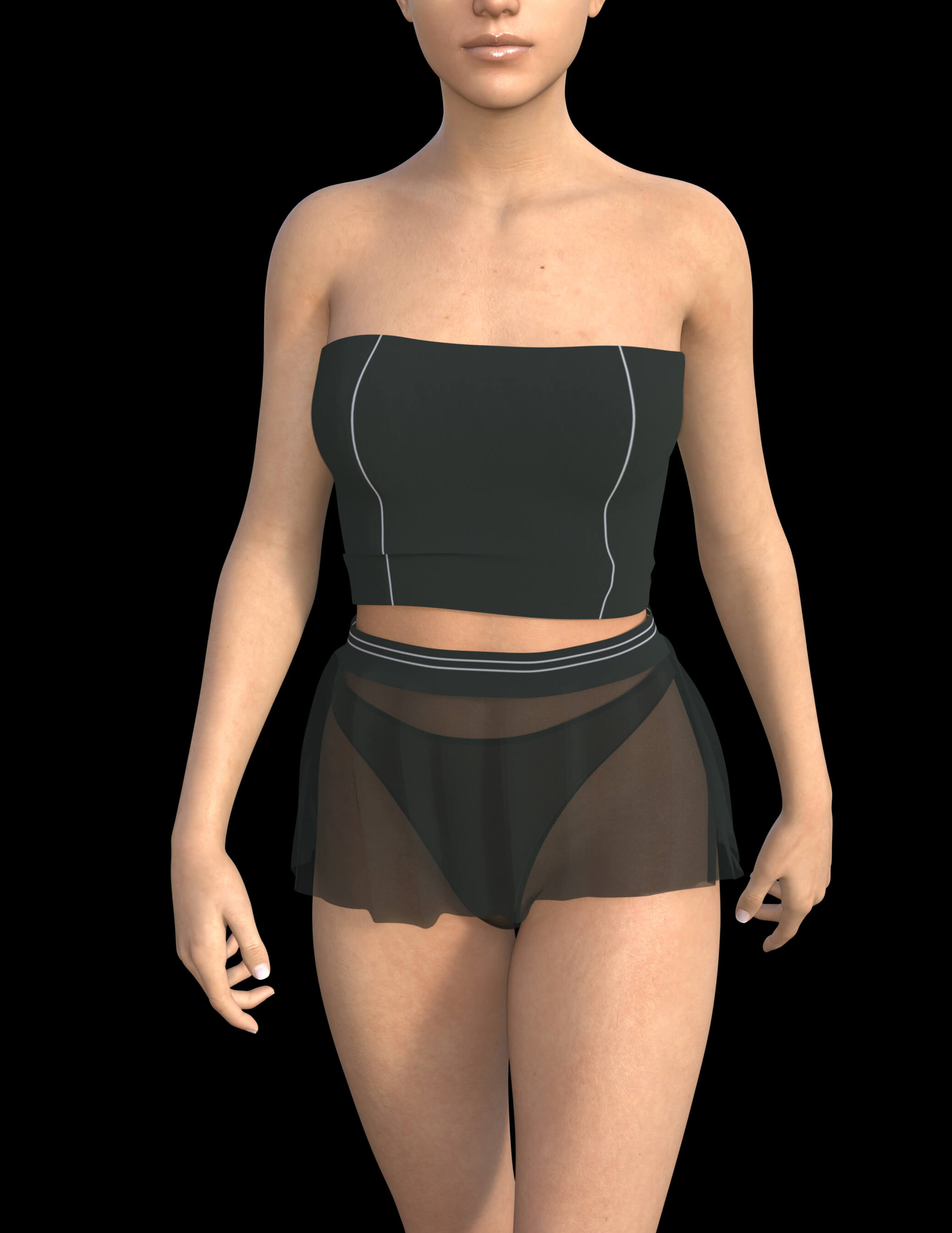 Short Retro Dress for Genesis 8 Female Daz Content