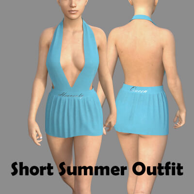 Short Summer Outfit for Genesis 8 Female