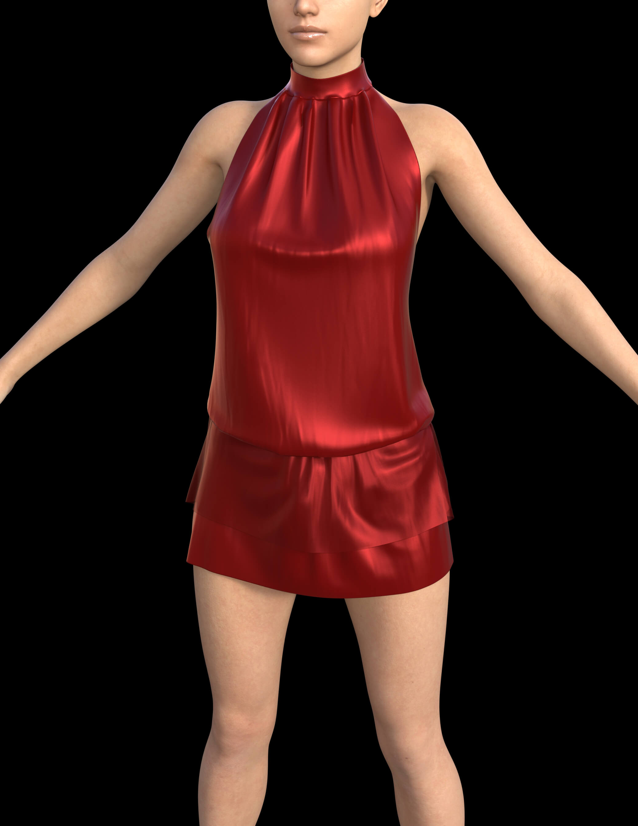 Vestido Dress for Genesis 8 Female Daz Content