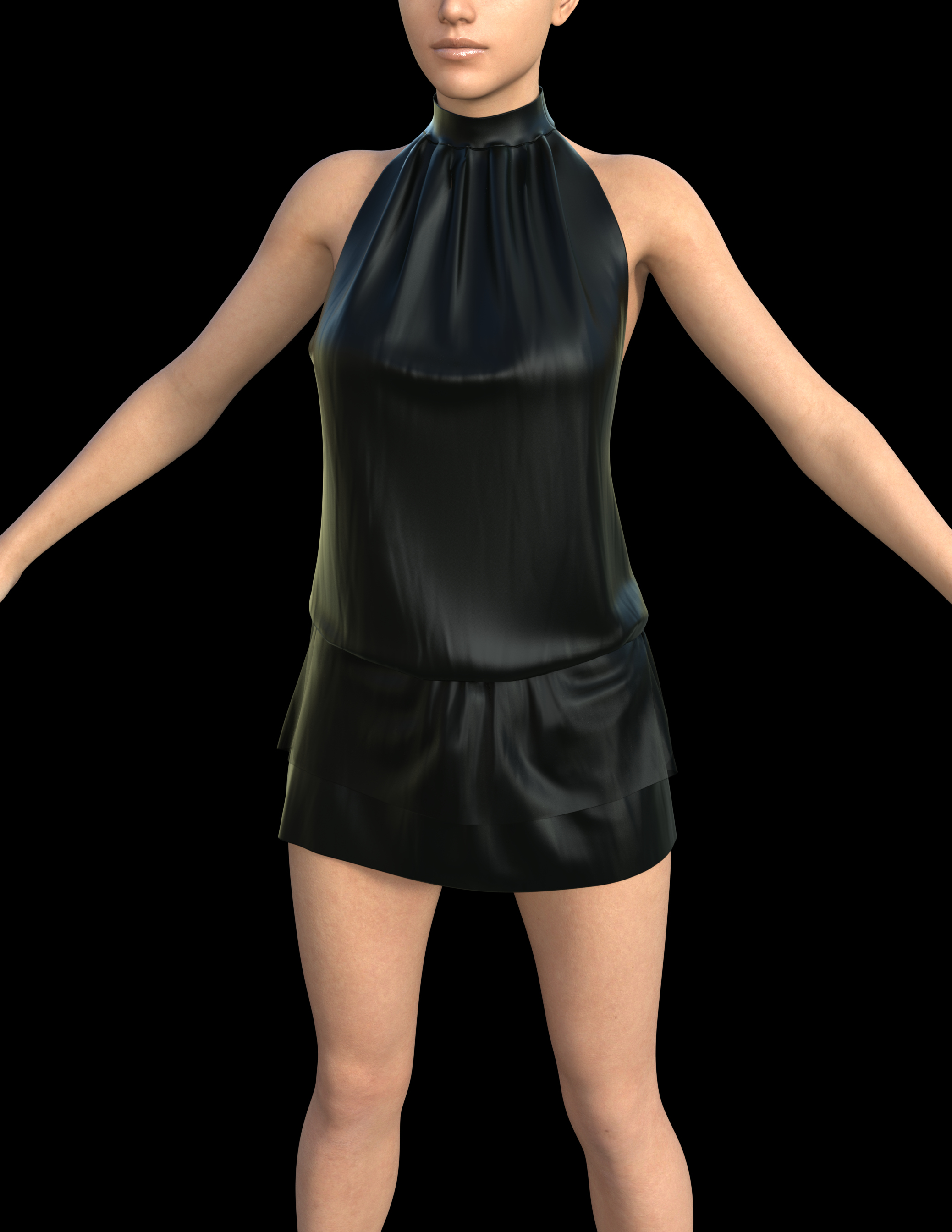 Vestido Dress for Genesis 8 Female Daz Content