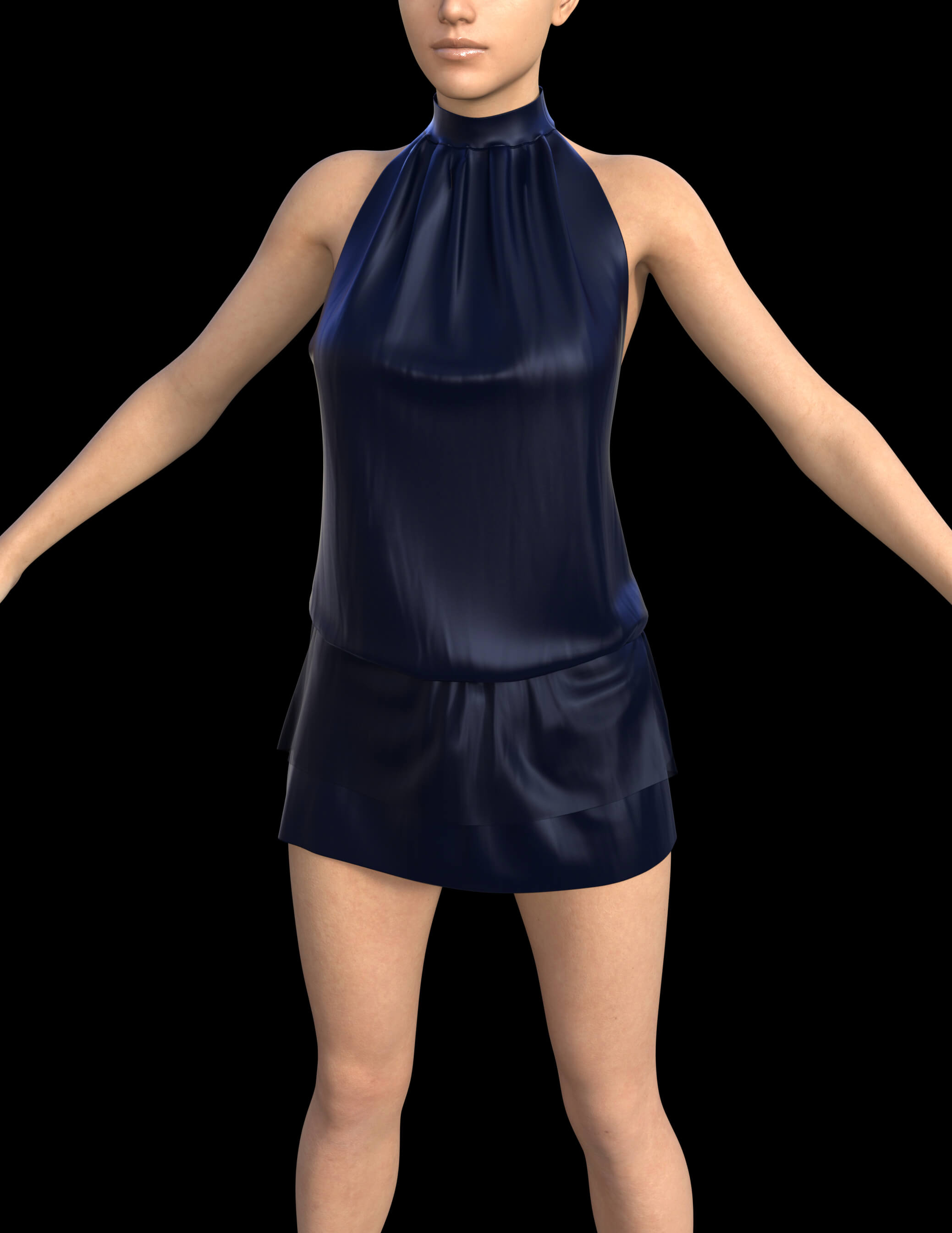 Vestido Dress for Genesis 8 Female Daz Content