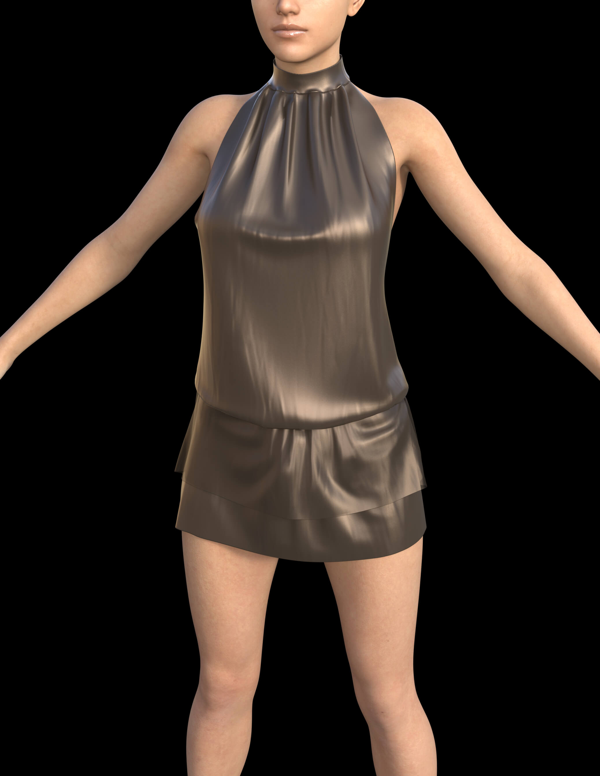 Vestido Dress for Genesis 8 Female Daz Content