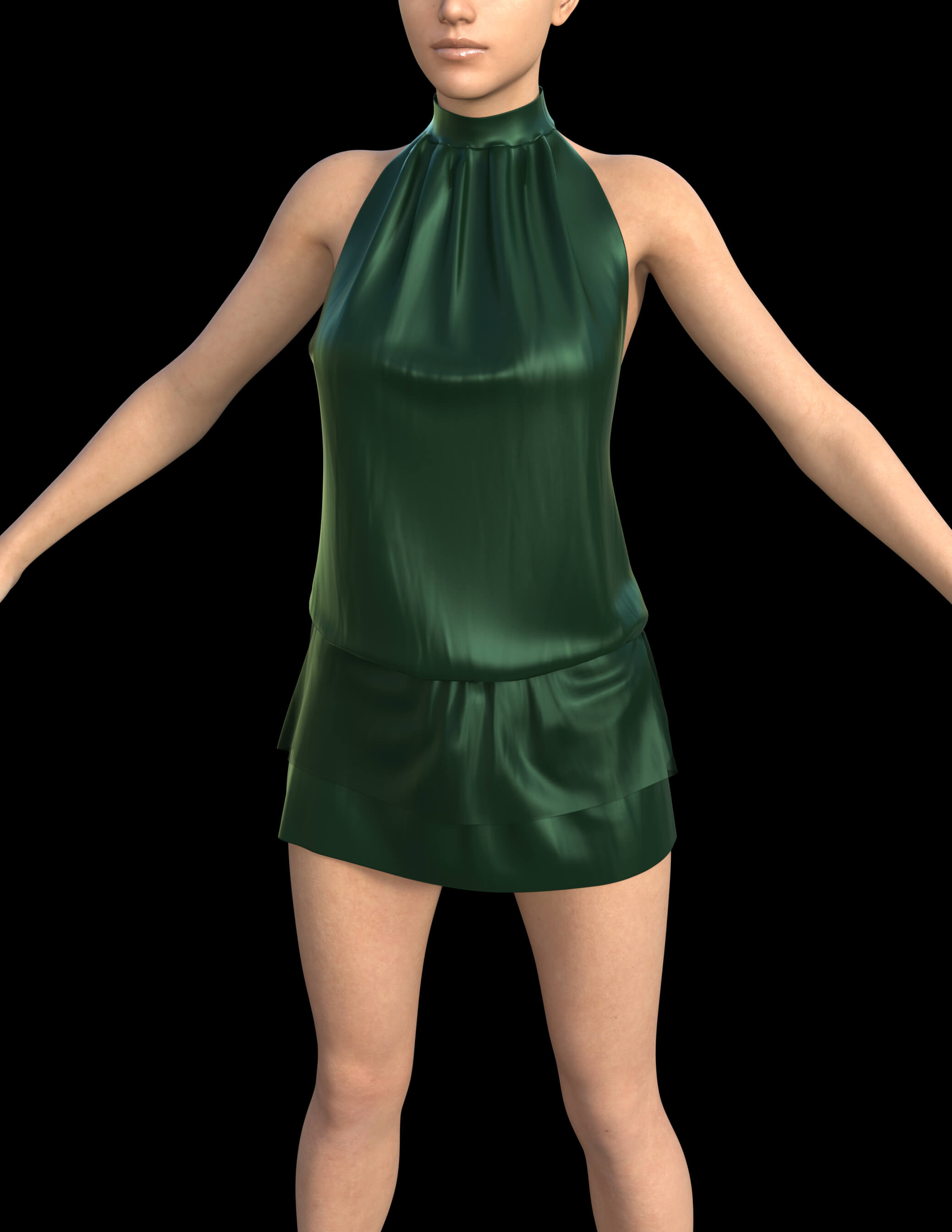 Vestido Dress for Genesis 8 Female Daz Content