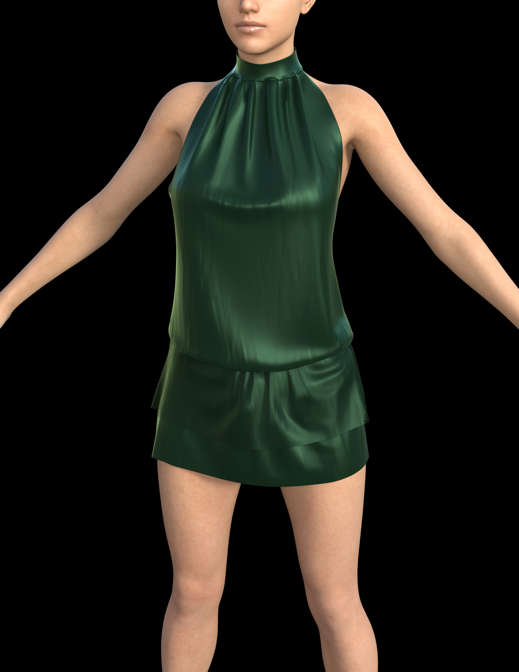 Vestido Dress for Genesis 8 Female Daz Content