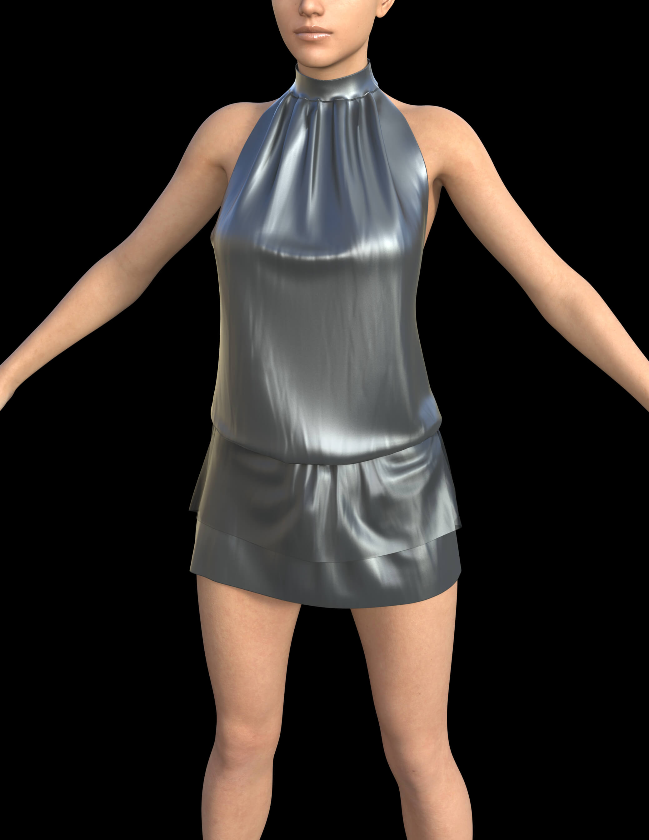 Vestido Dress for Genesis 8 Female Daz Content