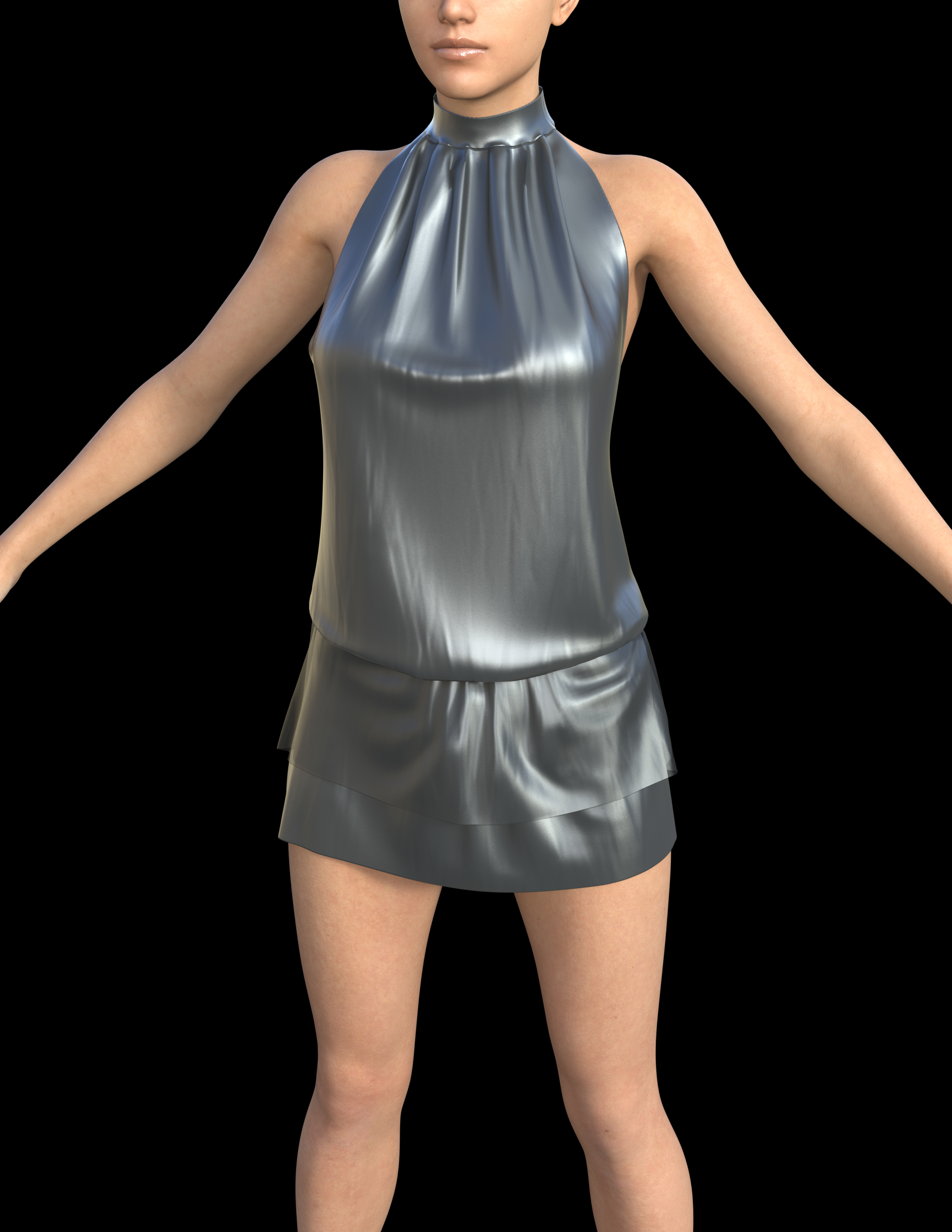 Vestido Dress for Genesis 8 Female Daz Content