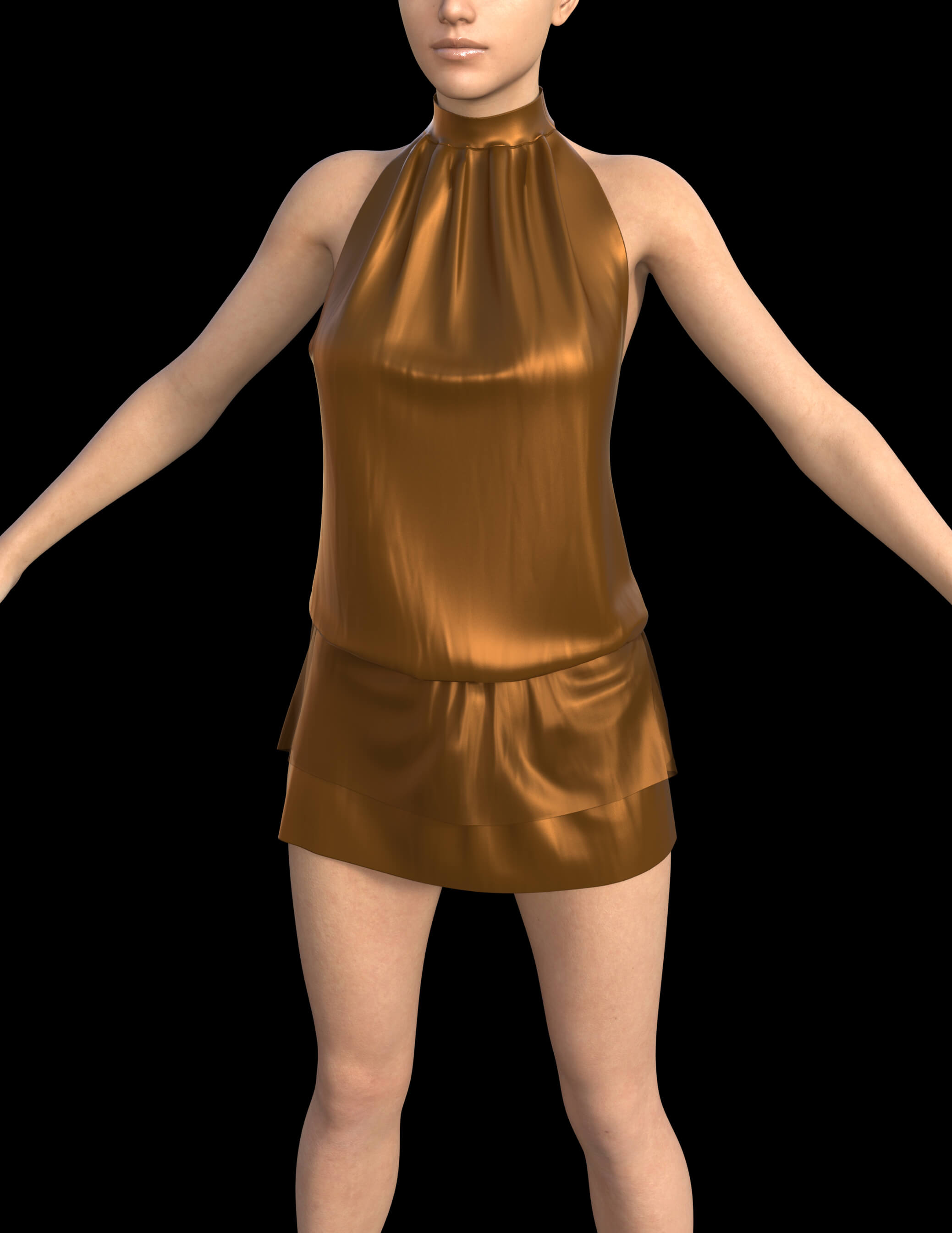 Vestido Dress for Genesis 8 Female Daz Content