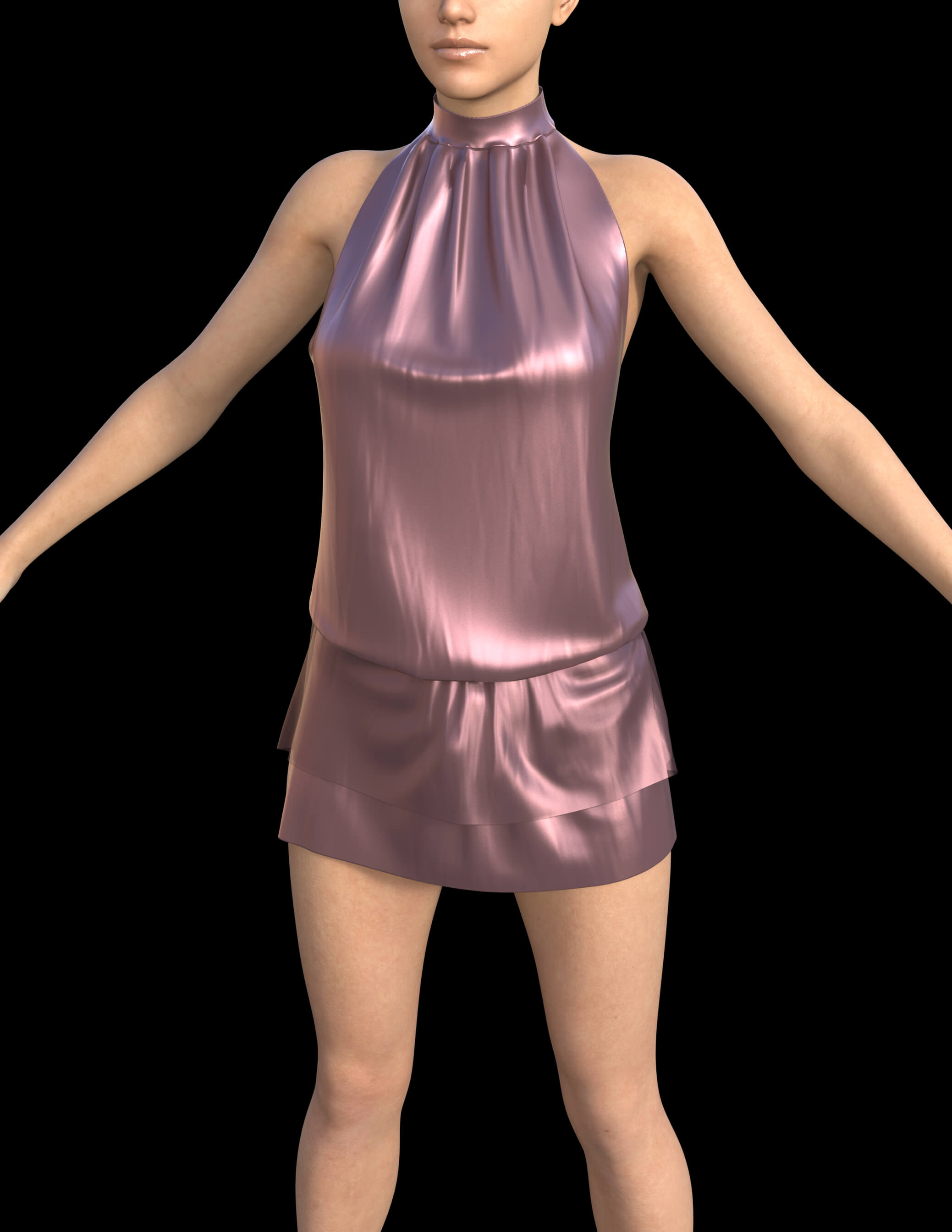 Vestido Dress for Genesis 8 Female Daz Content