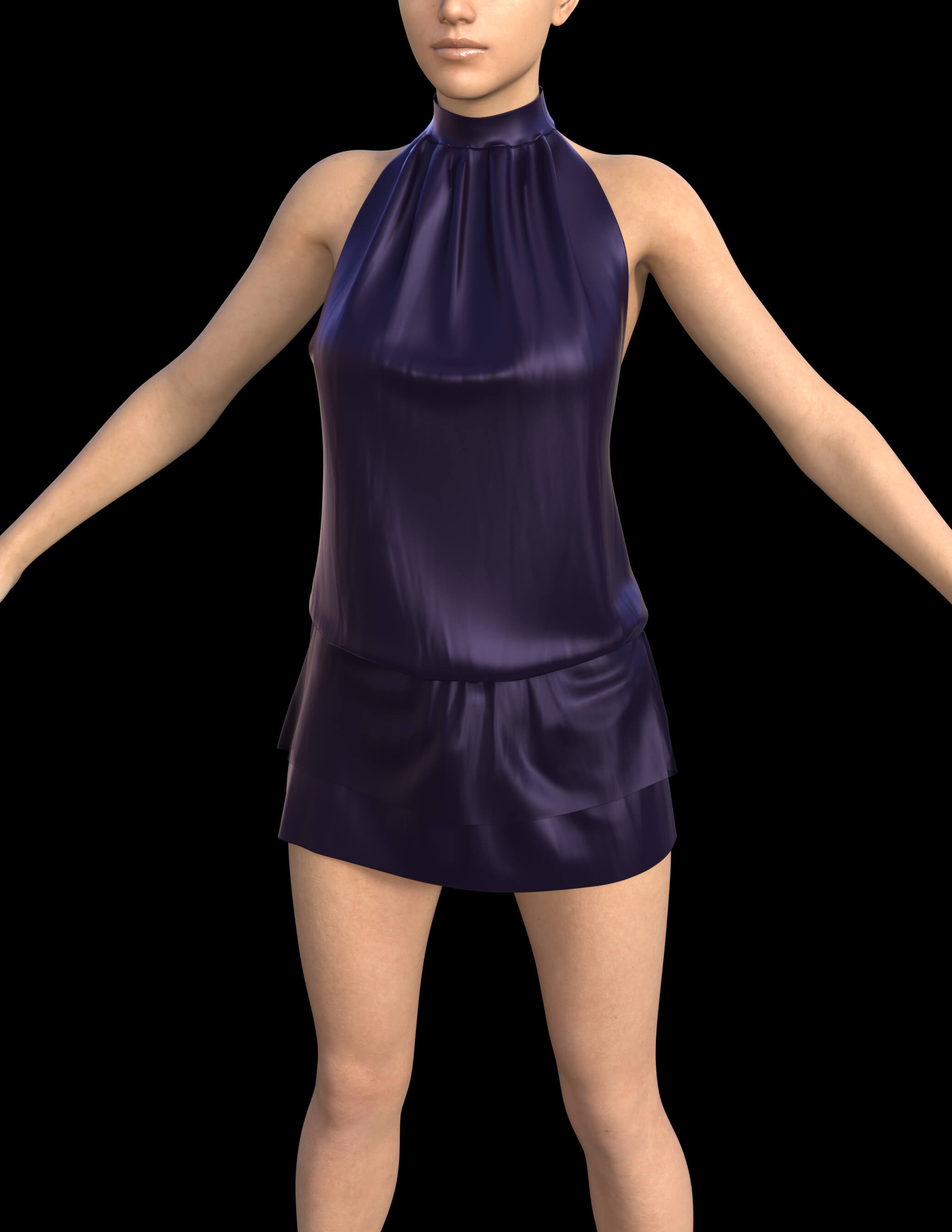 Vestido Dress for Genesis 8 Female Daz Content