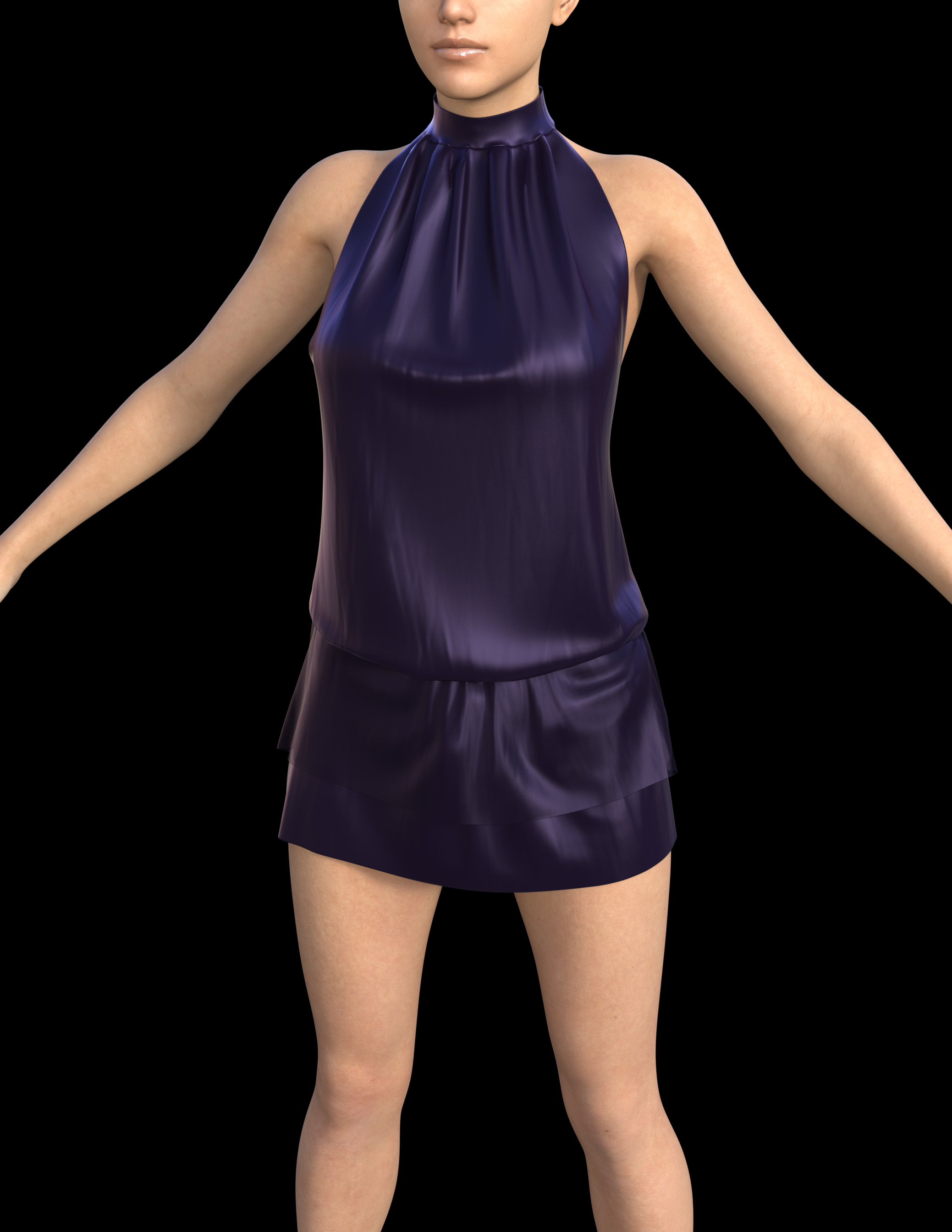 Vestido Dress for Genesis 8 Female Daz Content