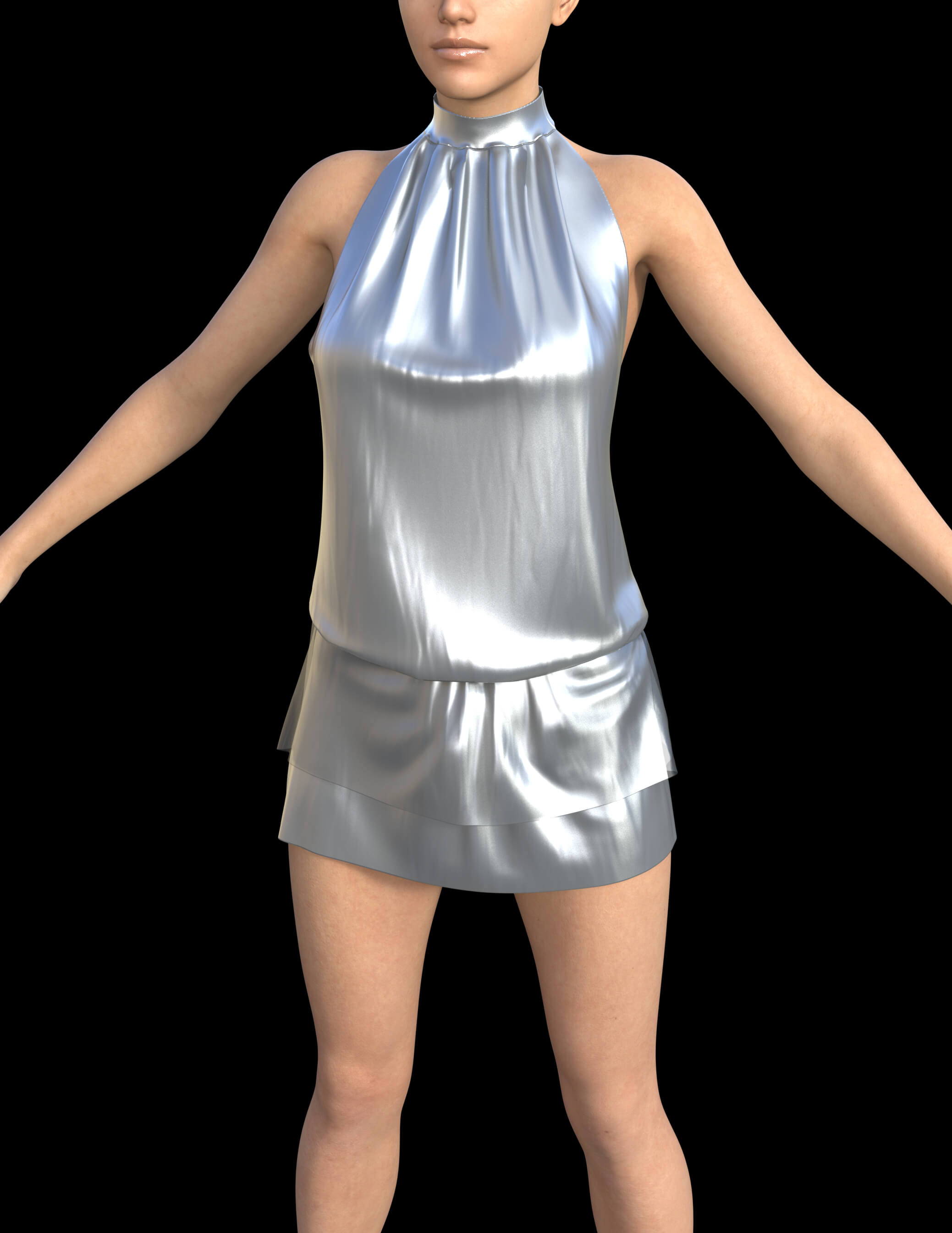 Vestido Dress for Genesis 8 Female Daz Content