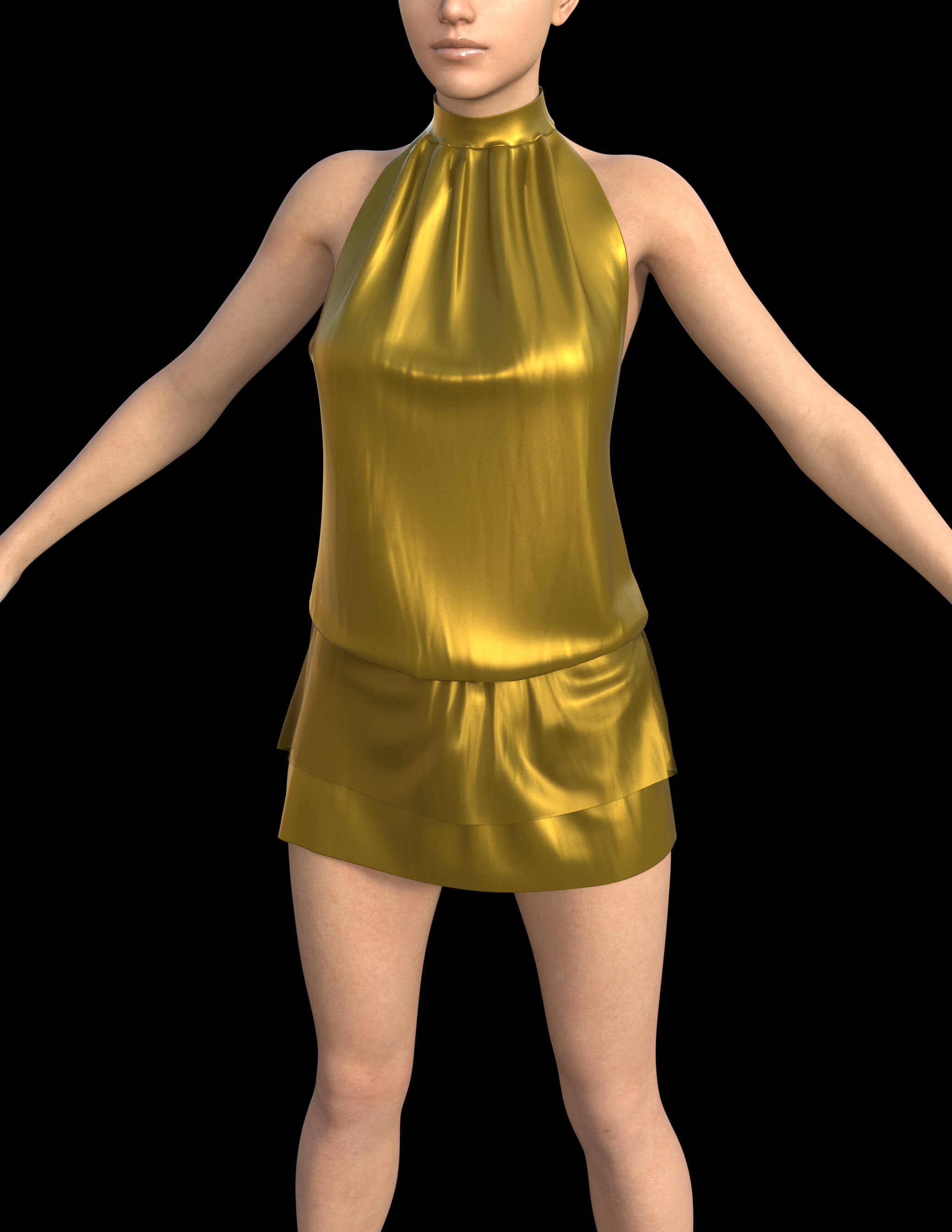 Vestido Dress for Genesis 8 Female Daz Content