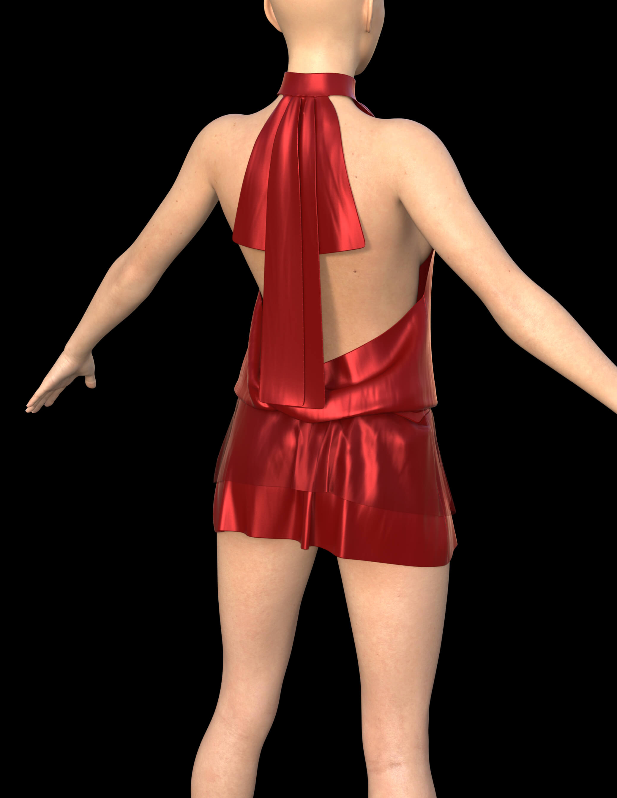 Vestido Dress for Genesis 8 Female Daz Content