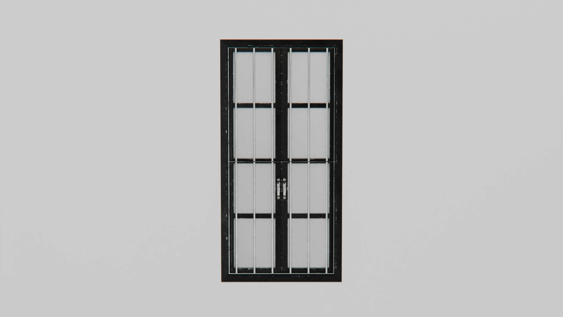Industrial Metal Window 3D Model