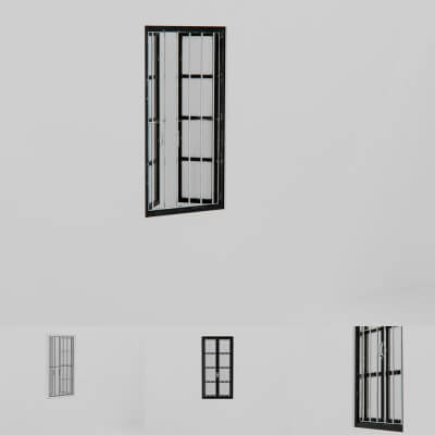 Industrial Metal Window