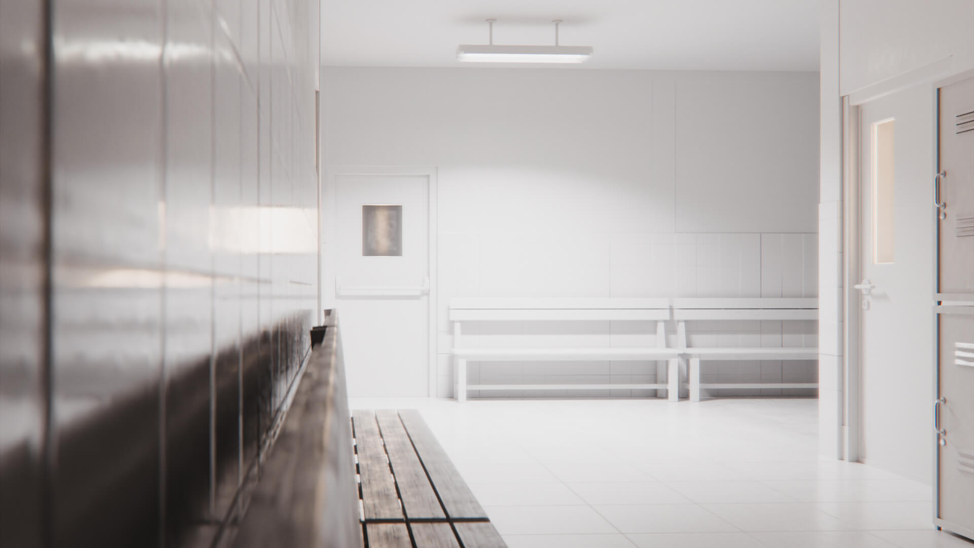 Last Bell School Corridor 3D Model