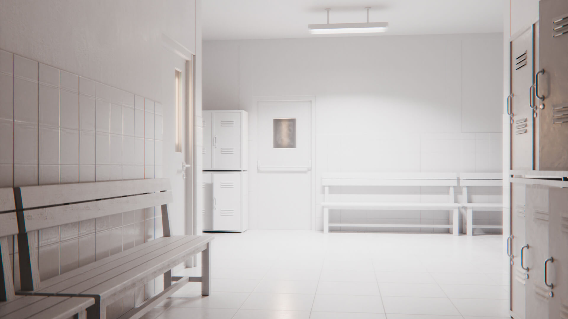Last Bell School Corridor 3D Model