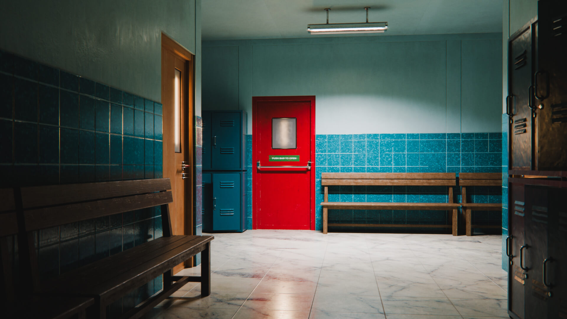 Last Bell School Corridor 3D Model