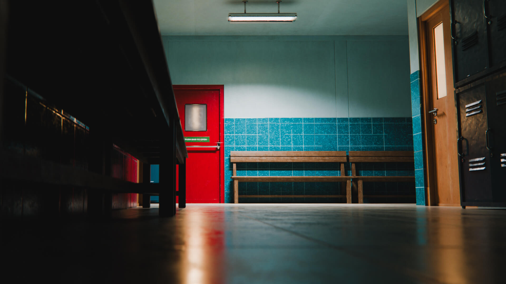 Last Bell School Corridor 3D Model
