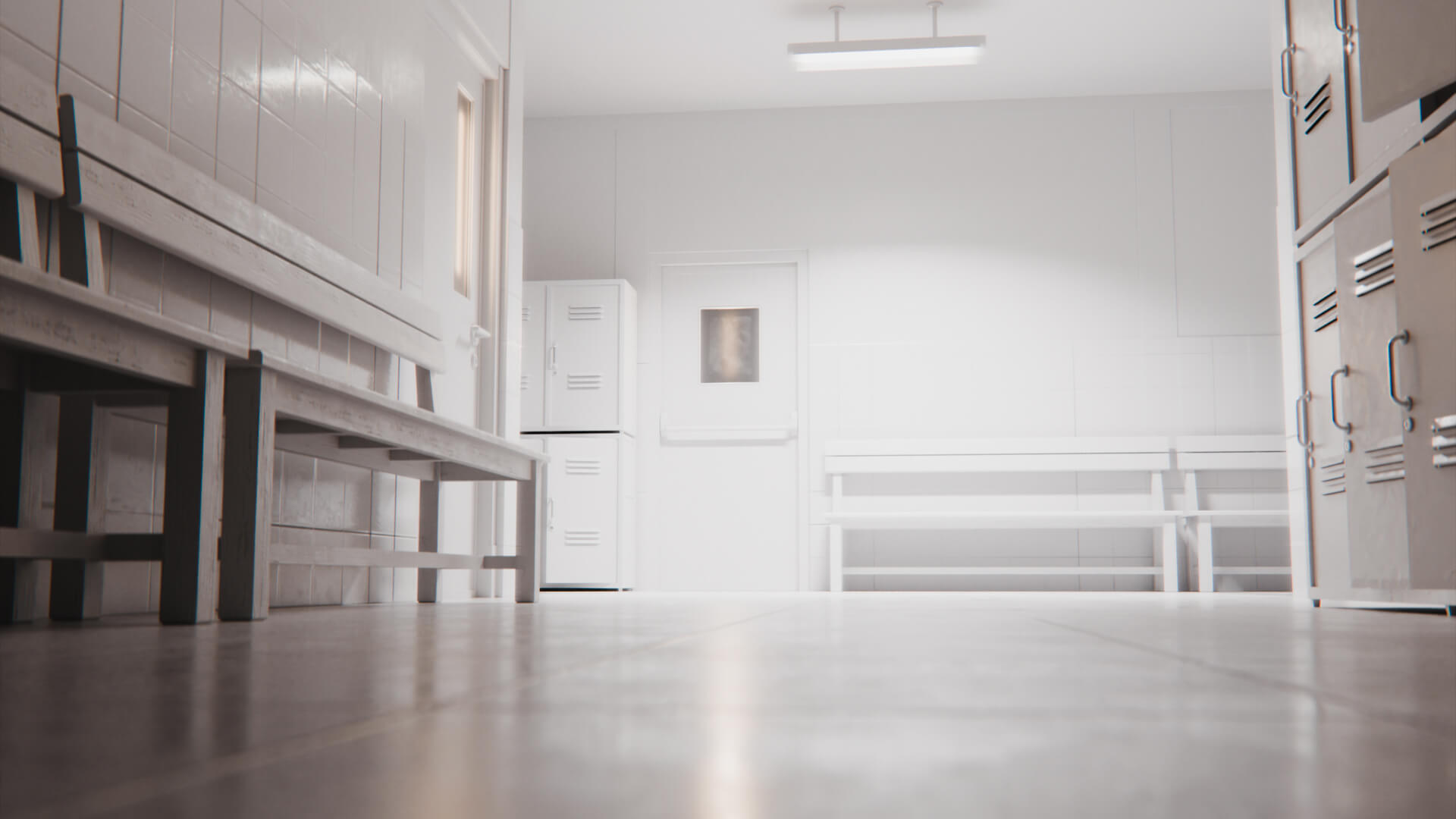 Last Bell School Corridor 3D Model