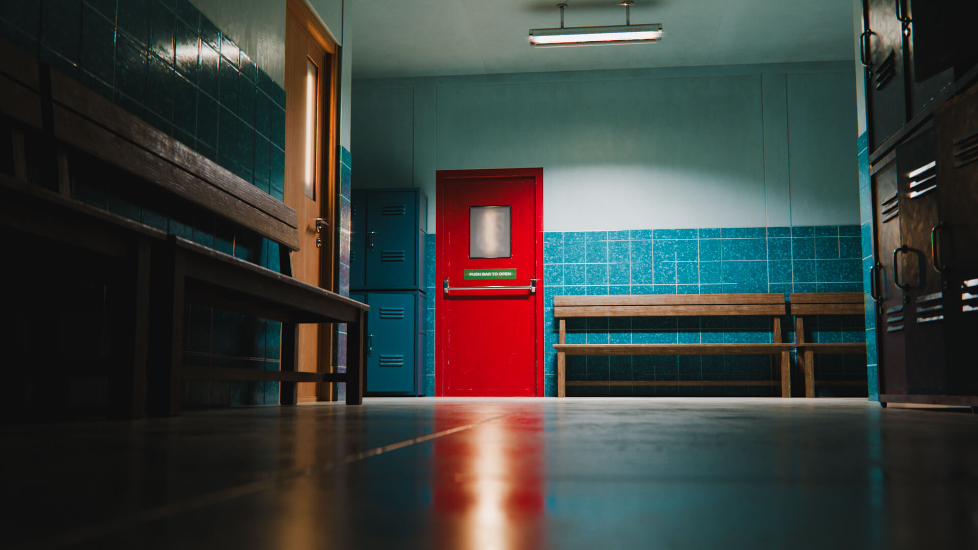 Last Bell School Corridor 3D Model