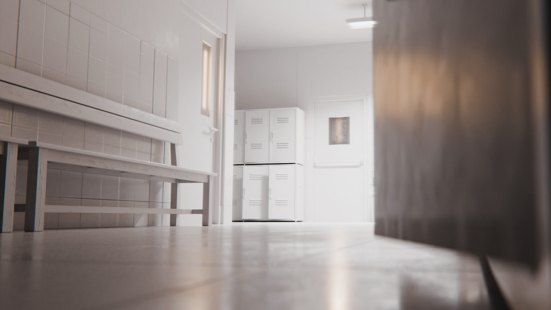 Last Bell School Corridor 3D Model