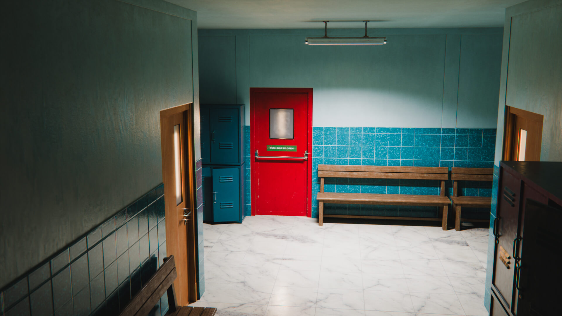 Last Bell School Corridor 3D Model