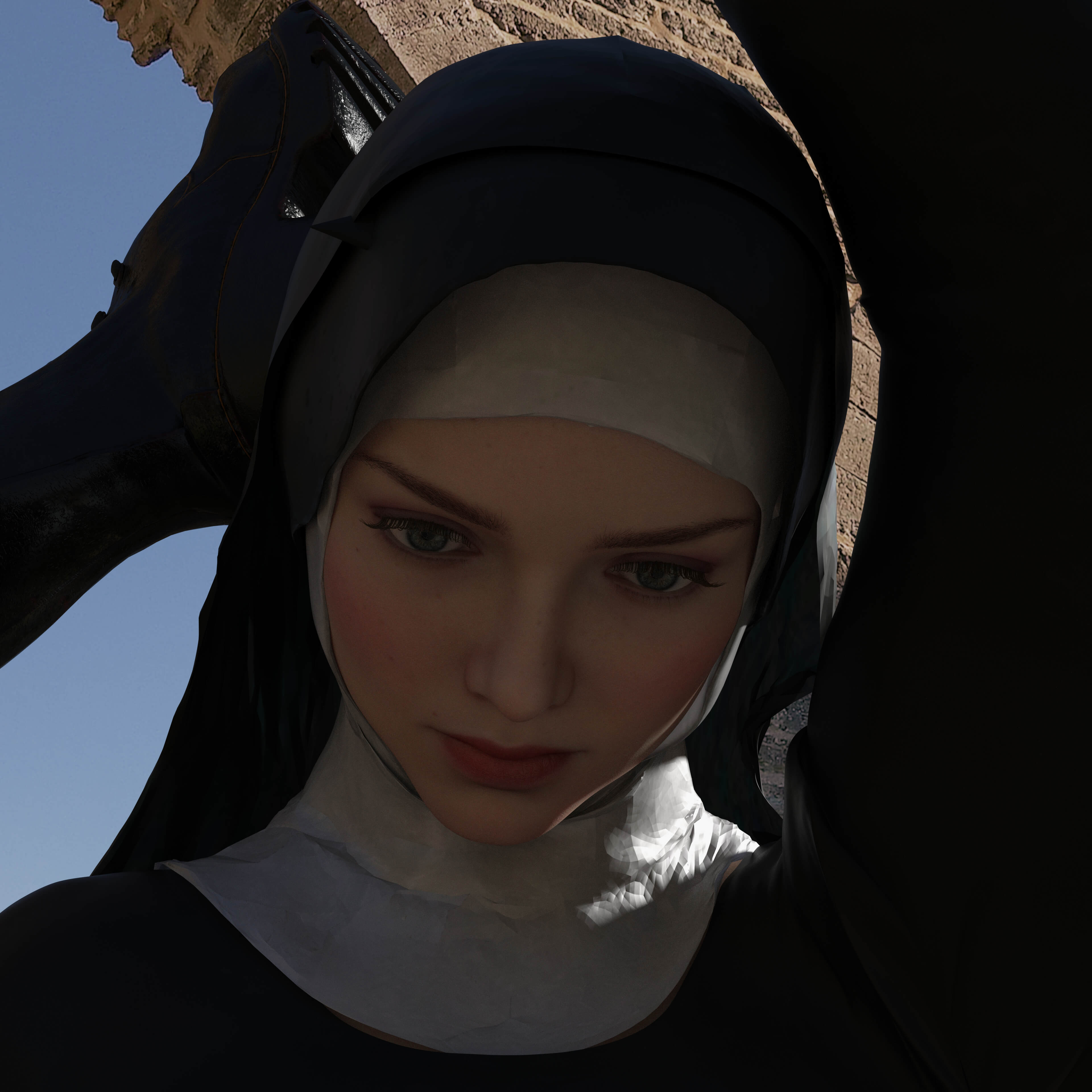 Lucrezia 3D Render, Digital Artwork by Robi Rock