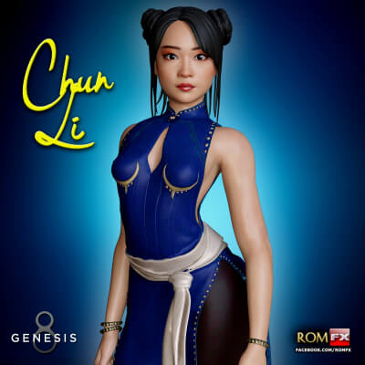 RFX ChunLi 2026 For G8F And G81F Daz Content