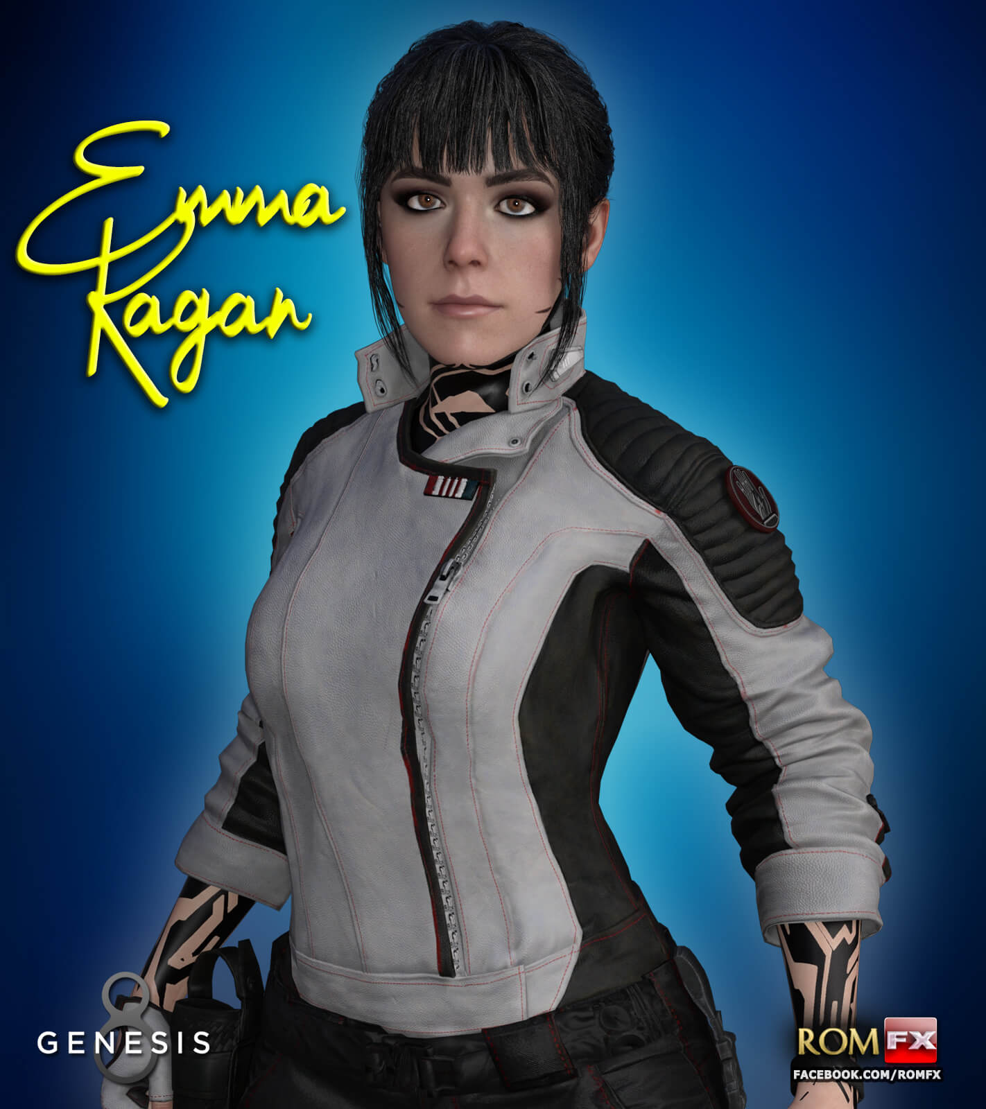 RFX Emma Kagan For G8F And G8.1F Daz Content