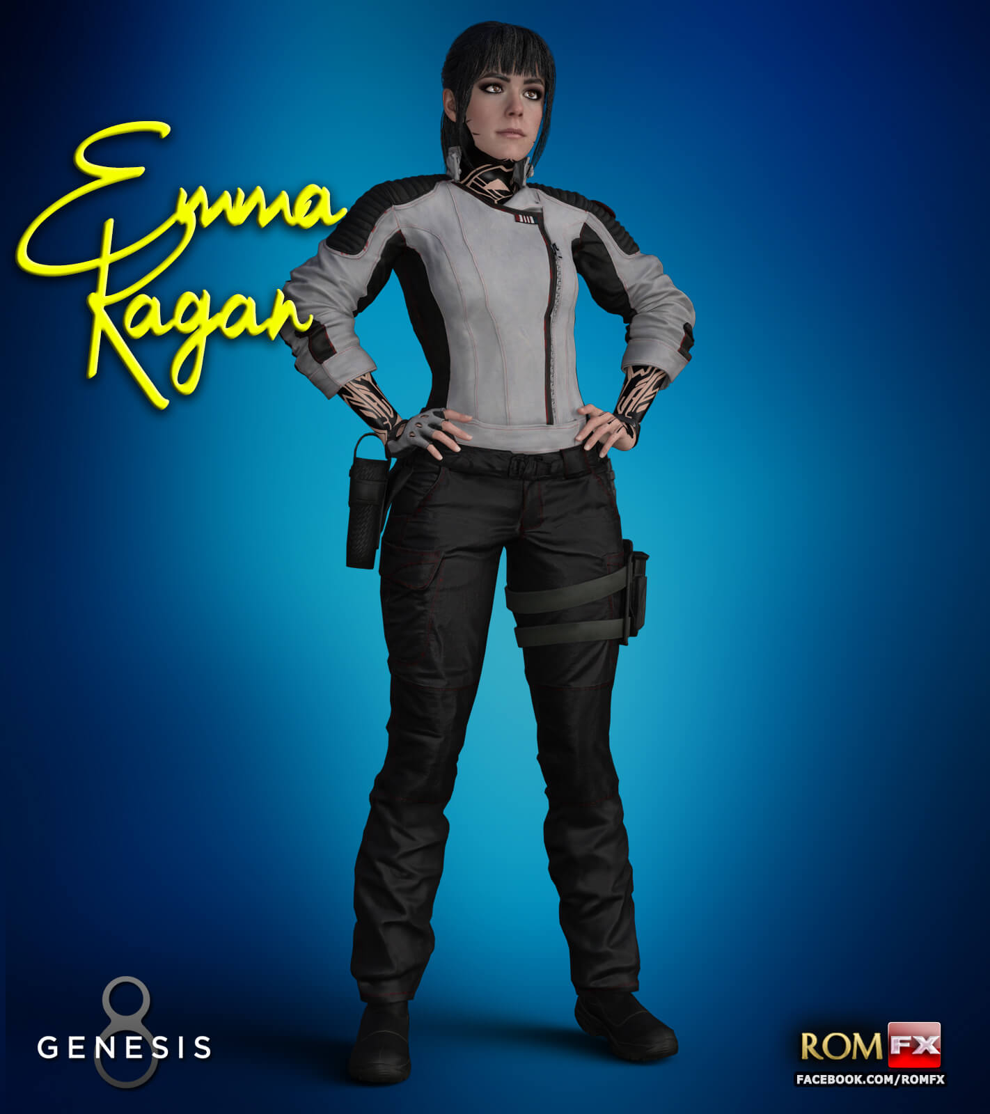RFX Emma Kagan For G8F And G8.1F Daz Content