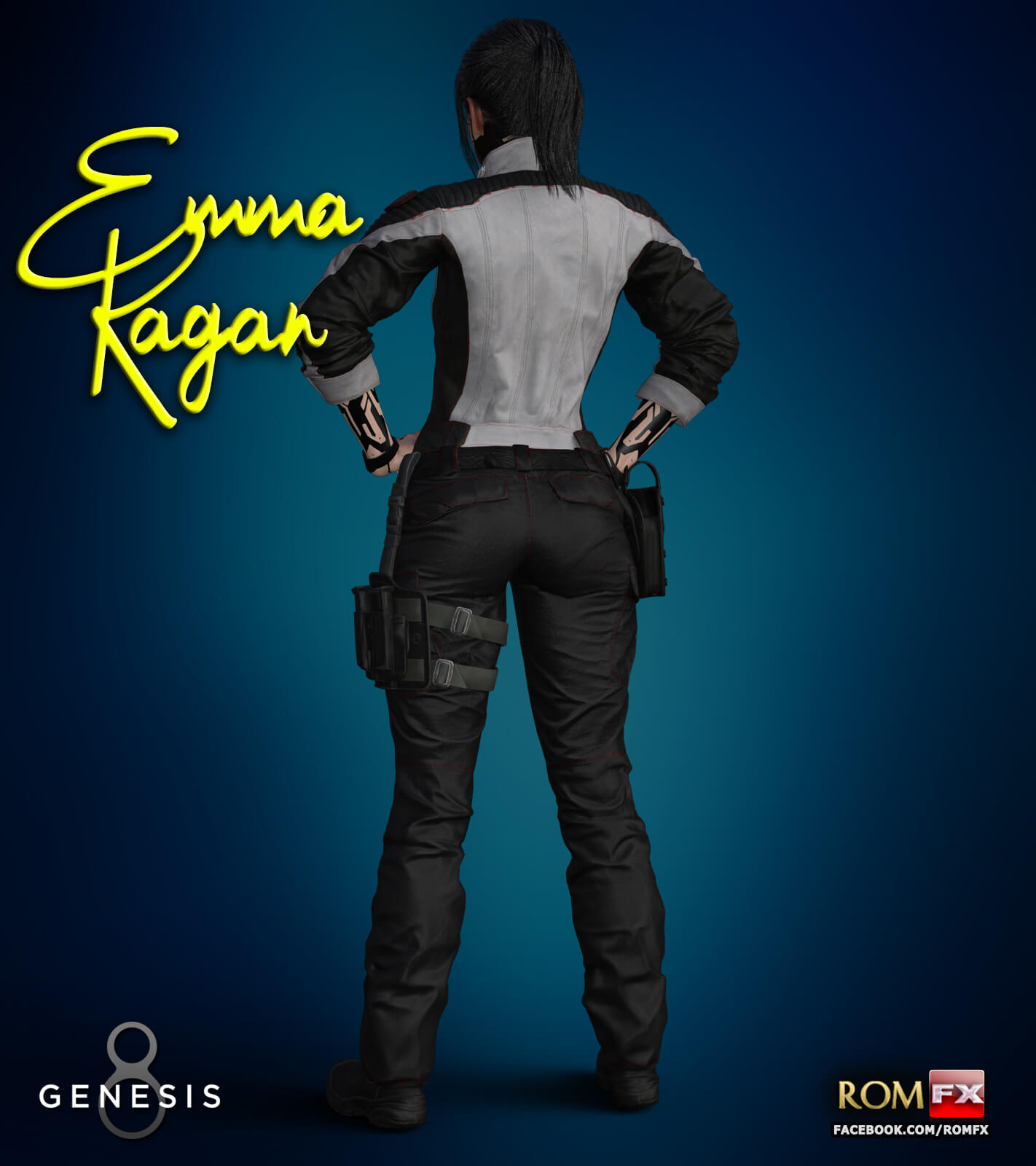 RFX Emma Kagan For G8F And G8.1F Daz Content