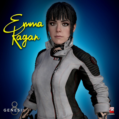 RFX Emma Kagan For G8F And G8.1F Daz Content