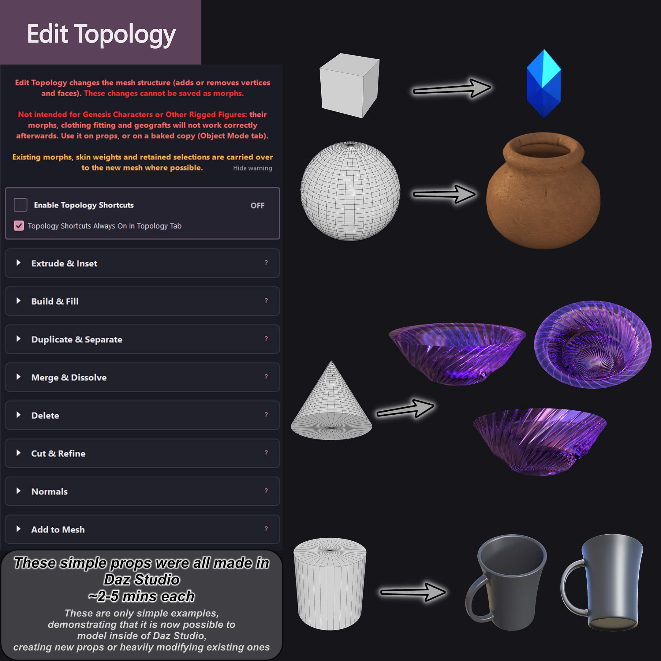 Daz Edit Mode Plugin by Rozu 3D Software or Plug-In