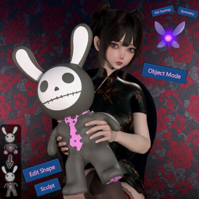 Daz Edit Mode Plugin by Rozu