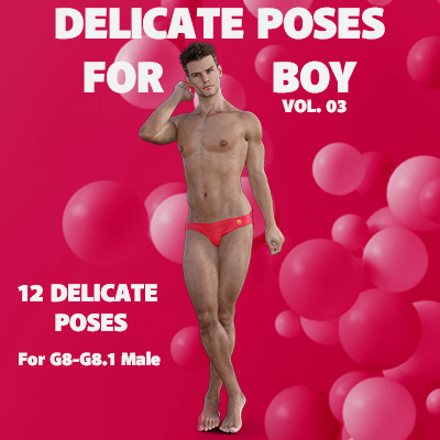 Delicate Poses for Boy G8 and G8.1 Male Vol. 03