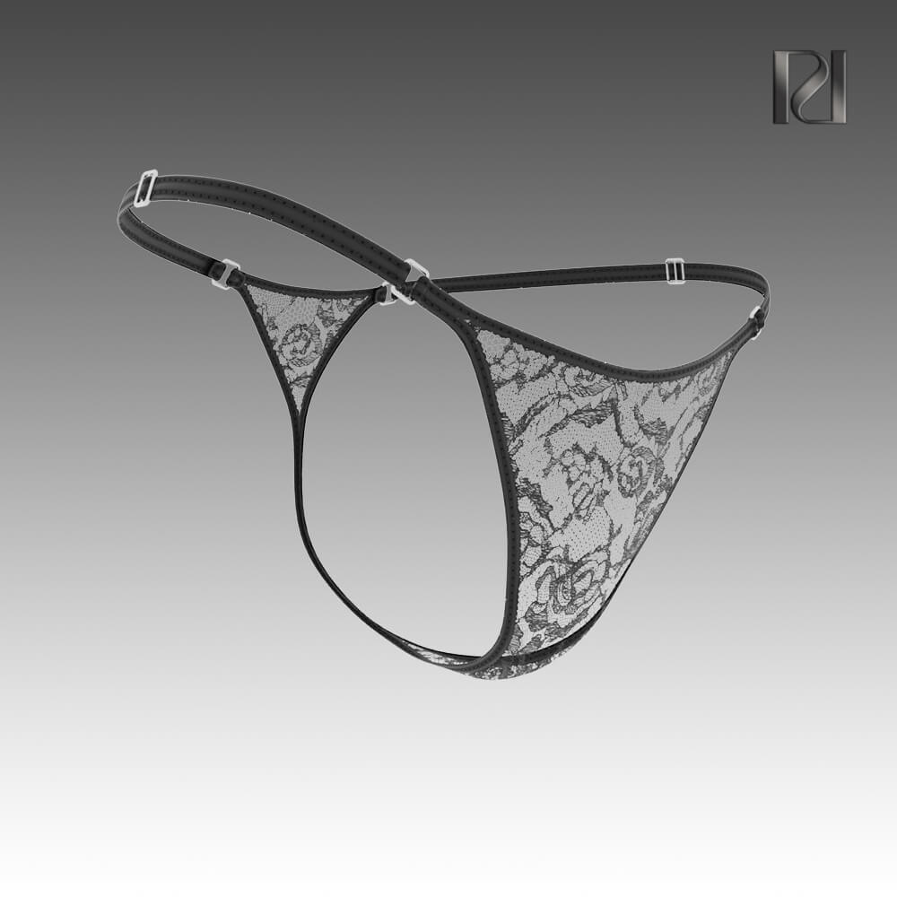 Lace String SS 130 - 3D Model by RumenD