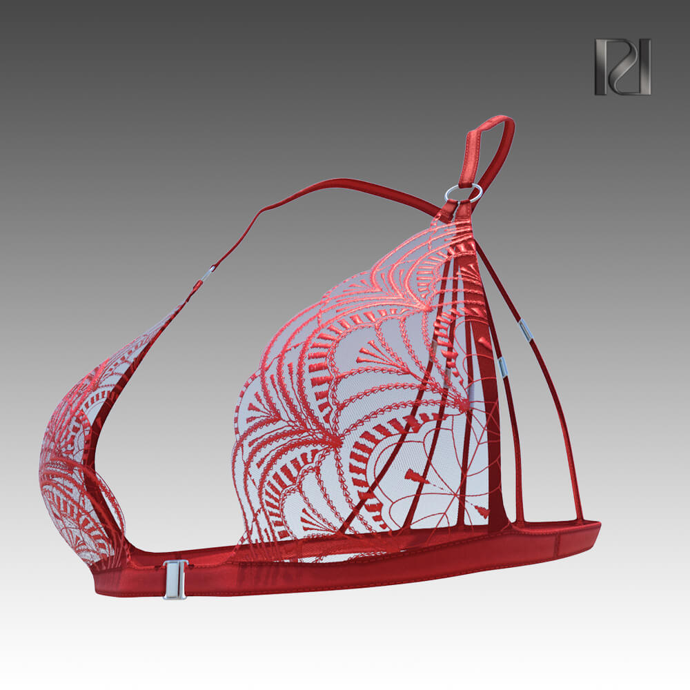 Triangle Bra SS81 - 3D Model by RumenD