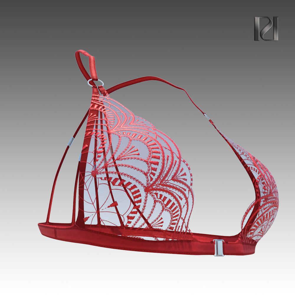 Triangle Bra SS81 - 3D Model by RumenD