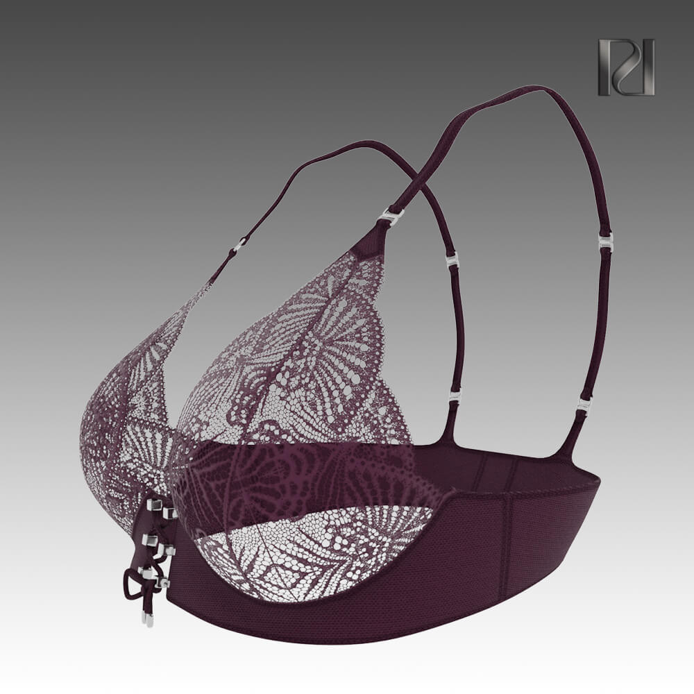 Triangle Bra SS91 - 3D Model by RumenD