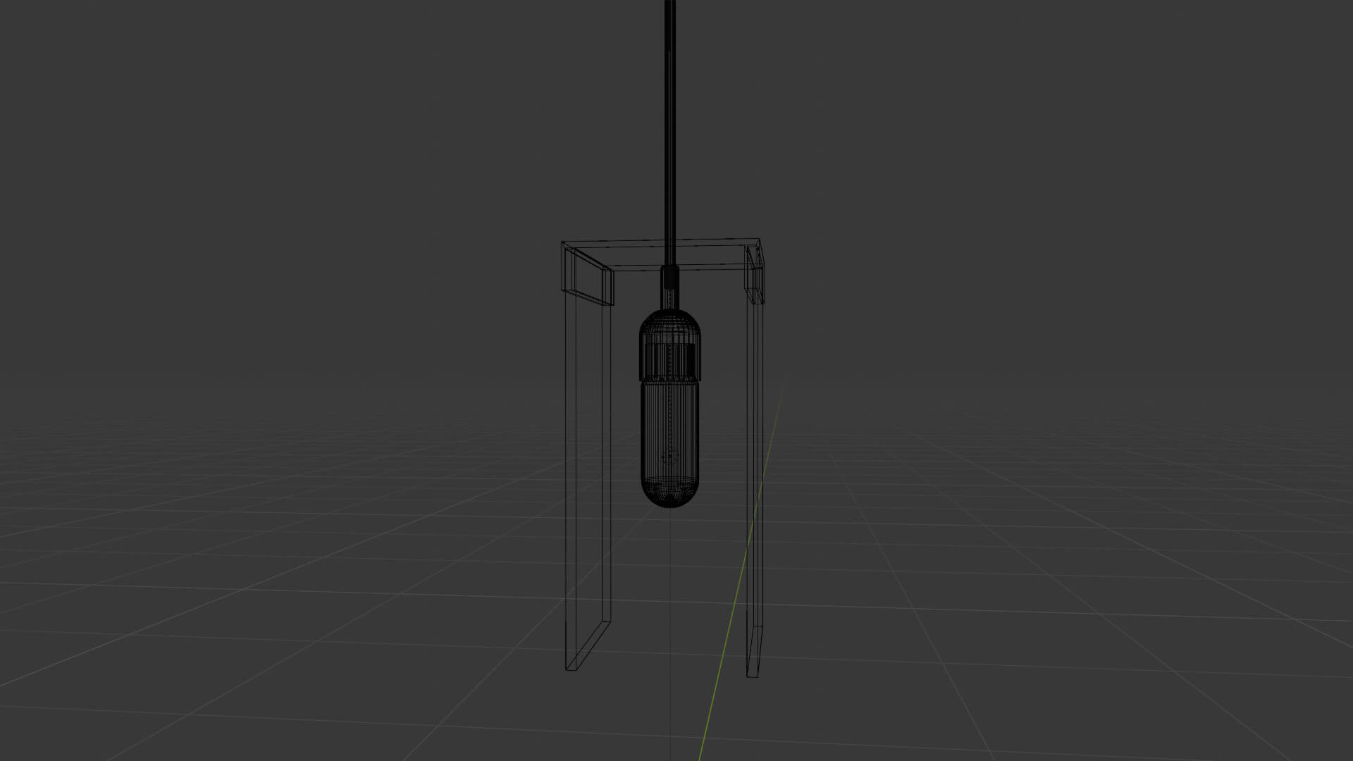 Adjustable Pendant Light Texture Glass Luxury Lamp 3D Model