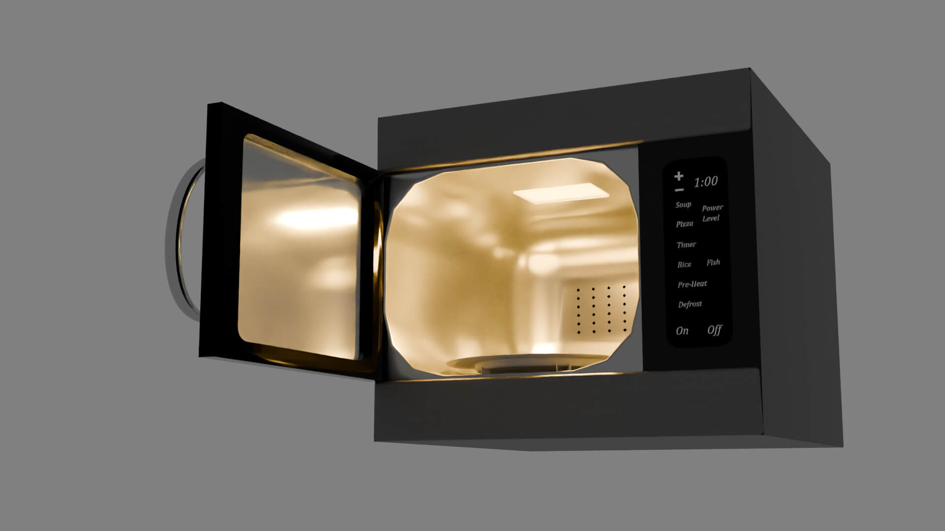 Built-In Kitchen Appliance Pack Oven Microwave Coffee Hood 3D Model