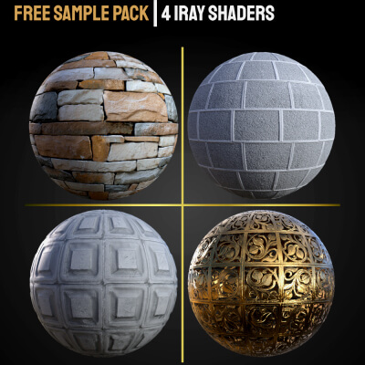 Free Sample Pack &mdash; 4 HQ Architectural Shaders + Preset